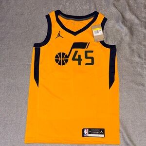 Brand New Men’s Jordan NBA Utah Jazz Donovan Mitchell #45 size Small